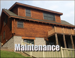  Dobson, North Carolina Log Home Maintenance